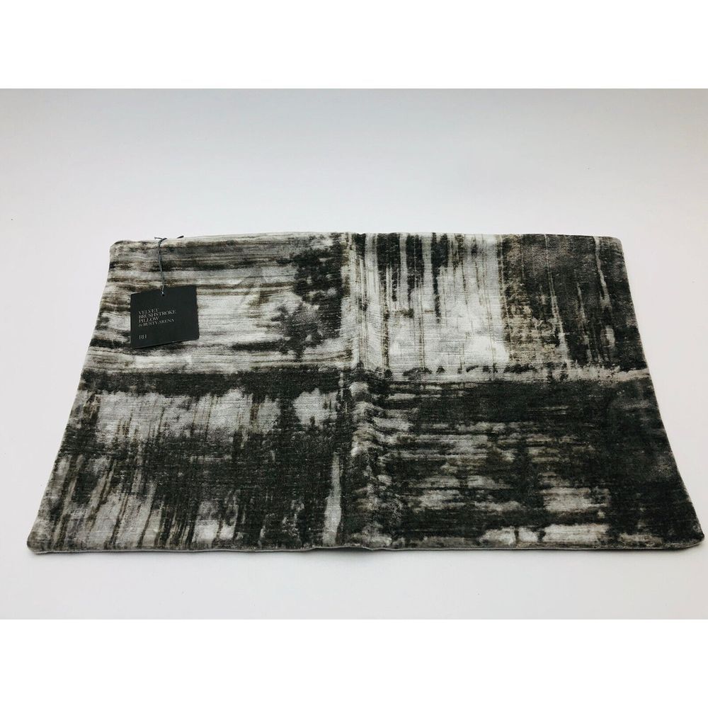 Restoration Hardware Velvet Brushstroke Four Square Lumbar Pillow‎ Cover